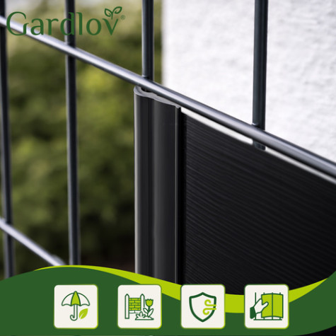 Spony na plotové pásky 10 ks antracit Gardlov 23911 ~ 3