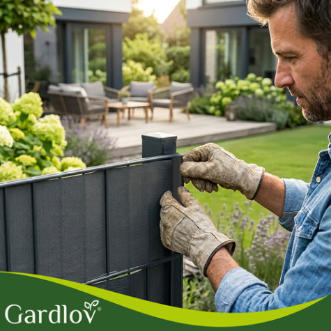 Spony na plotové pásky 10 ks antracit Gardlov 23911 ~ 8