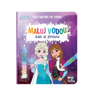 Jiri Models Knížka Maluj vodou zas a znovu Ledové království/Frozen