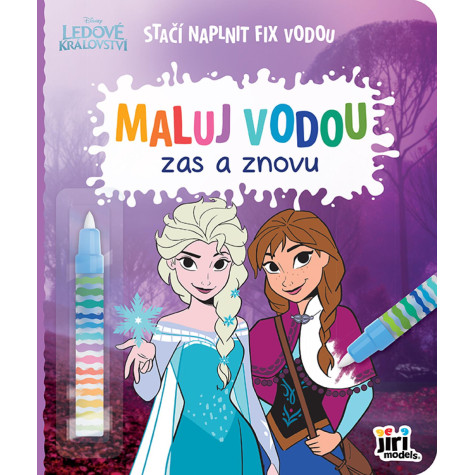 Jiri Models Knížka Maluj vodou zas a znovu Ledové království/Frozen ~ 2