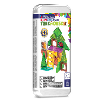 Magna-Tiles microMAGS Treehouse Travel Set 24 dílů