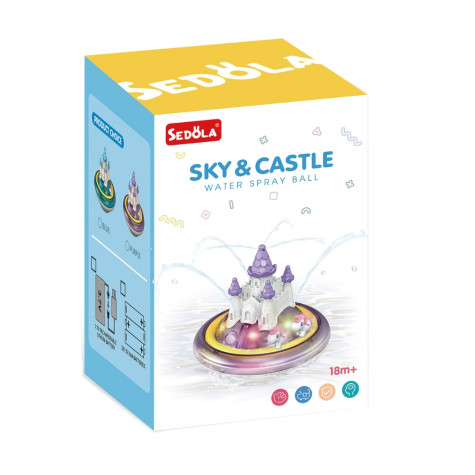 Sedola Stříkací hračka do vody Hrad fialový ~ 3