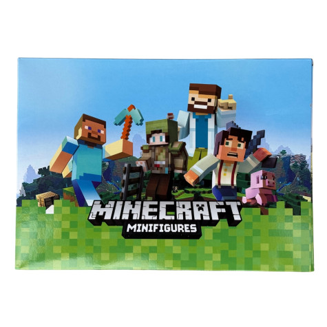 Sada Minecraft figurek k legu 12 ks + příslušenství ~ 3
