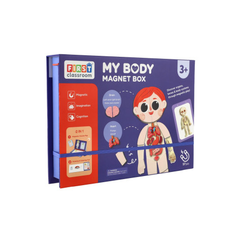 Skládačka magnetická krabička Tělo člověka 57 ks ~ 2