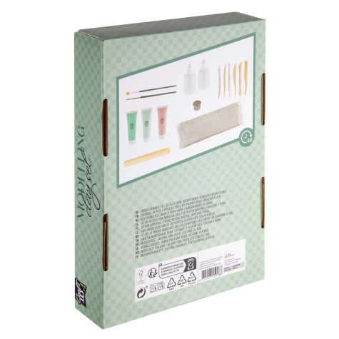 CRAFT ID Modelovací sada z hlíny - váza, miska, svícen ~ 3