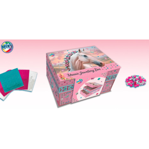 MOXY Šperkovnice s mozaikou růžová Kůň ~ 4