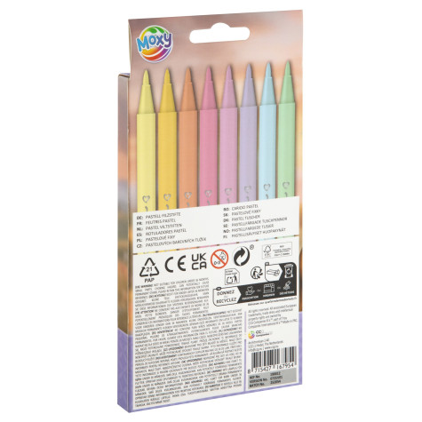 MOXY Pastelové fixy 8 ks kůň ~ 2