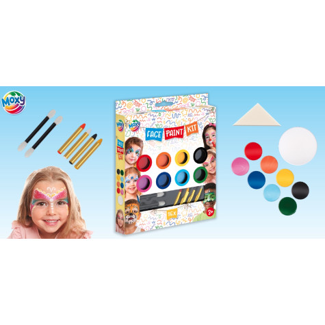 MOXY Sada pro malování na obličej 16ks ~ 3