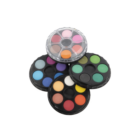 Nassau Kulatá akvarelová sada 24 barev ~ 2