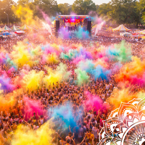 Barevný prášek Sada 6x 100g Holi Cow 27335 ~ 5