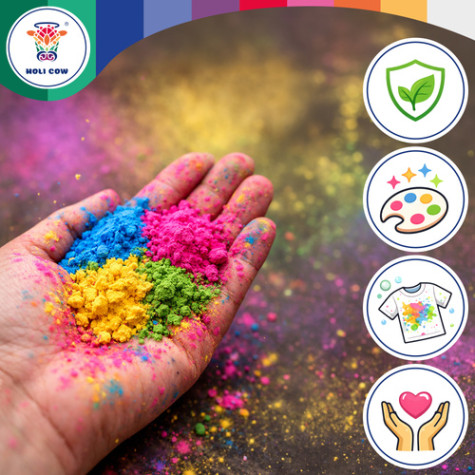 Barevný prášek Sada 10x 100g Holi Cow 27334 ~ 5