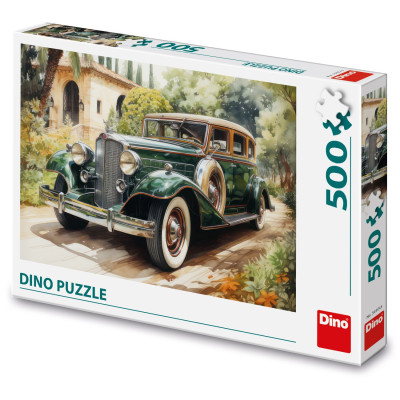 Dino Puzzle Zelený Rolls-Royce 500 dílků