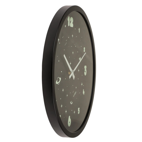 Hodiny svítící ve tmě Vesmír 29 cm ~ 4
