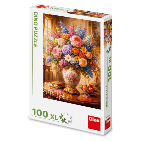 Dino Puzzle Květinové zátiší 100 XL dílků ~ 1