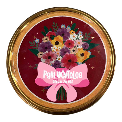 Máslové sušenky v plechové dóze 114g - Pro paní učitelku