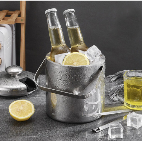 Nádoba na led 1,3 l se lžičkou a kleštěmi nerez Ruhhy 28171 ~ 4