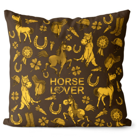 Polštář oboustranný 40 x 40 cm - Horse Lover ~ 3
