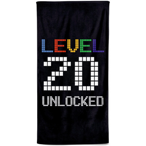 Osuška 140 x 70 cm - Level 20 Unlocked ~ 1