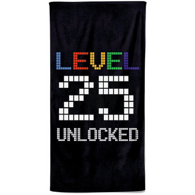 Osuška 140 x 70 cm - Level 25 Unlocked