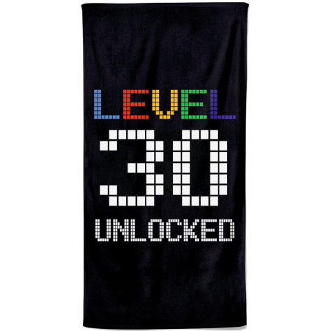 Osuška 140 x 70 cm - Level 30 Unlocked ~ 1