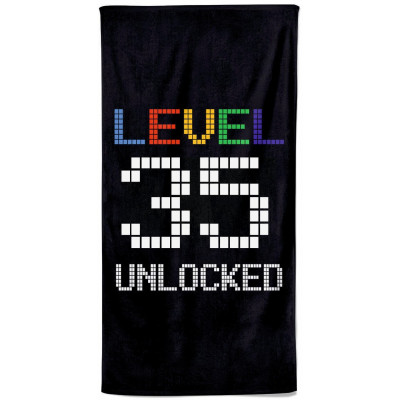 Osuška 140 x 70 cm - Level 35 Unlocked