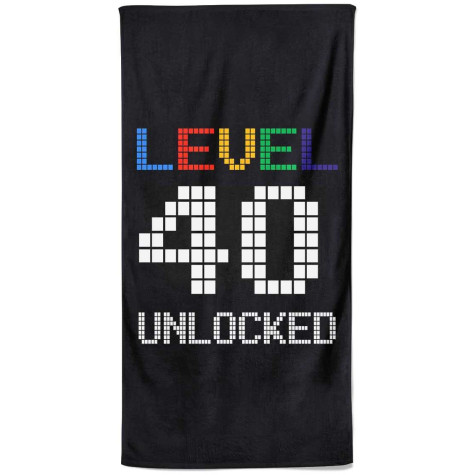 Osuška 140 x 70 cm - Level 40 Unlocked ~ 1