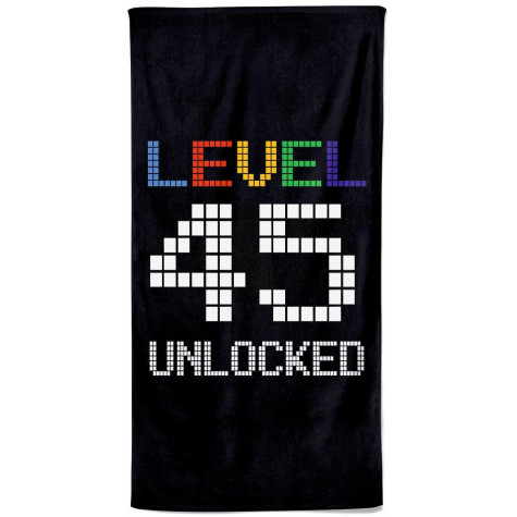 Osuška 140 x 70 cm - Level 45 Unlocked ~ 1