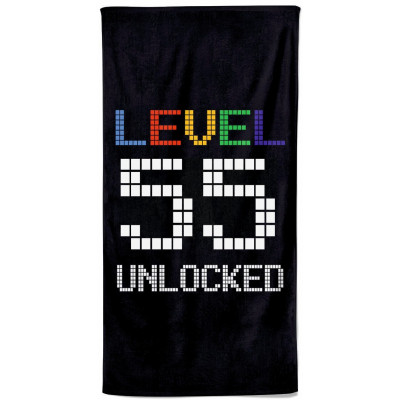 Osuška 140 x 70 cm - Level 55 Unlocked