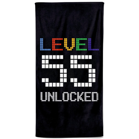 Osuška 140 x 70 cm - Level 55 Unlocked ~ 1