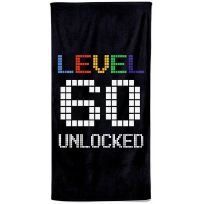 Osuška 140 x 70 cm - Level 60 Unlocked