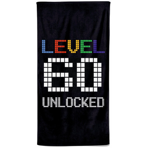 Osuška 140 x 70 cm - Level 60 Unlocked ~ 1