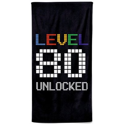 Osuška 140 x 70 cm - Level 80 Unlocked