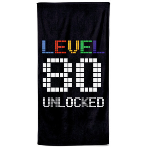 Osuška 140 x 70 cm - Level 80 Unlocked ~ 1