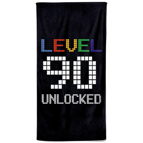 Osuška 140 x 70 cm - Level 90 Unlocked ~ 1