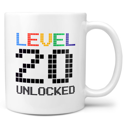 Hrnek 330 ml - Level 20 Unlocked