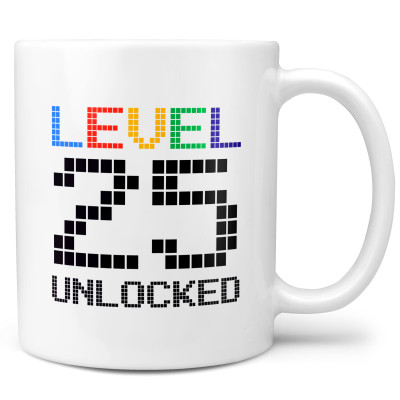 Hrnek 330 ml - Level 25 Unlocked