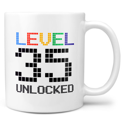 Hrnek 330 ml - Level 35 Unlocked