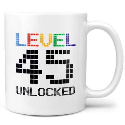 Hrnek 330 ml - Level 45 Unlocked