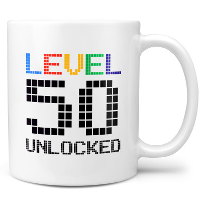 Hrnek 330 ml - Level 50 Unlocked
