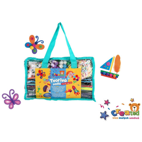 Teddies Created Tvořivá sada v plastové tašce 31x20cm ~ 1