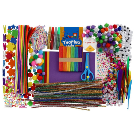 Teddies Created Tvořivá sada v plastové tašce 31x20cm ~ 3
