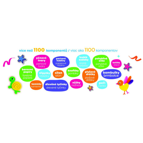 Teddies Created Tvořivá sada v plastové tašce 31x20cm ~ 4