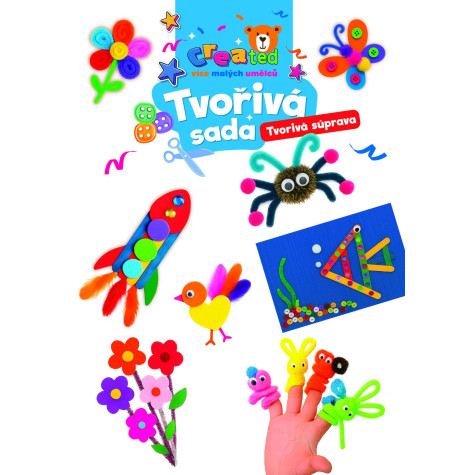 Teddies Created Tvořivá sada v plastovém boxu 26x12cm ~ 2