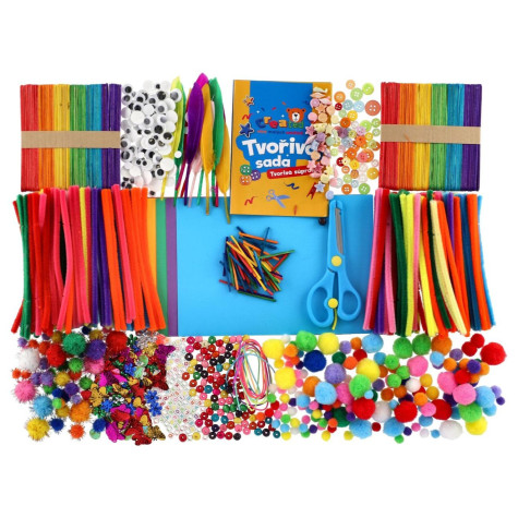 Teddies Created Tvořivá sada v plastovém boxu 26x12cm ~ 3