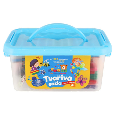 Teddies Created Tvořivá sada v plastovém boxu 26x12cm ~ 4