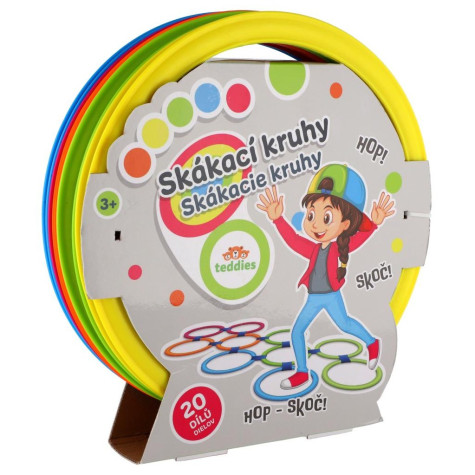 Teddies Skákací kruhy barevné ~ 2