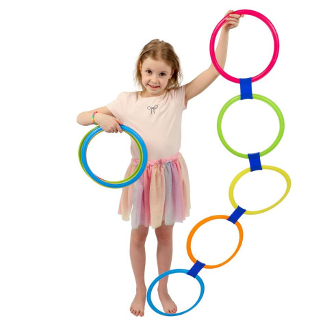 Teddies Skákací kruhy barevné ~ 3