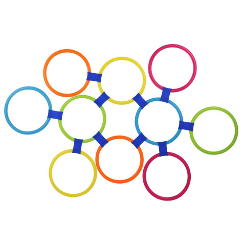 Teddies Skákací kruhy barevné ~ 4