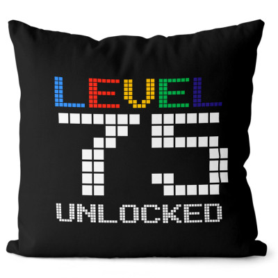 Polštář 40 x 40 cm - Level 75 Unlocked