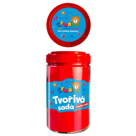 Teddies Created Tvořivá sada v plastové dóze 12x21cm ~ 7